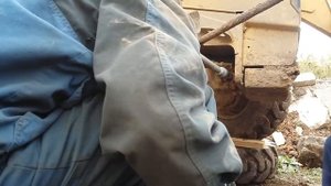 #73. Замена рулевой тяги на CAT 428 F. Как делать развал схождения.