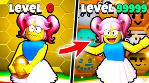 Симулятор ПЧЕЛОВОДА! Как быстро прокачаться в Bee Swarm Simulator Roblox