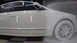 Контрольная мойка после нанесенной керамики Detail.