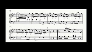 Johann Adolf Hasse - Harpsichord Sonata in C minor, opus VII no. VI - 3rd mov Adagio - Sheet music