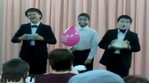 ПОЗДРАВЛЕНИЕ С ПРАЗДНИКОМ  8 МАРТА - ПАНТОМИМА "Blue Canary"