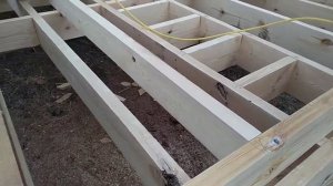 Сборка каркасных стен. Врезка ригеля. Узлы