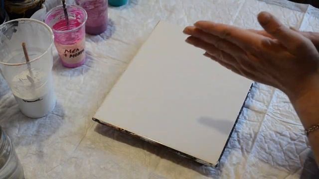 Как сделать Bloom technique без активатора/ Акриловая заливка для начинающих. смотреть онлайн