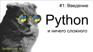 Введение | Python для начинающих | Профессор код