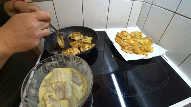 Рыба в Кляре с рисом и грибами на гарнир!