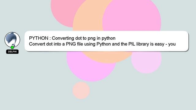 PYTHON : Converting dot to png in python смотреть онлайн