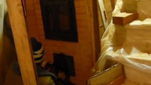 ПЕЧИ и КАМИНЫ 21-го века. Печь отопительно-варочная на два этажа с тёплым камином.