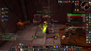 WoW Classic fury warrior tanking Live Stratholme run 4