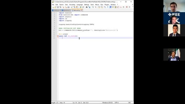Discord Bots! An Advanced Python Workshop
