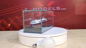 Речное пассажирское судно проекта 03580 "Метеор 120Р". Масштаб М1:180