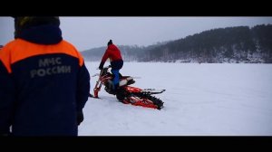 Тест сноубайка (Snowbike) с комплектом от компании Snowrider