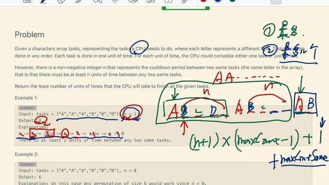 贾考博 LeetCode 621. Task Scheduler смотреть онлайн