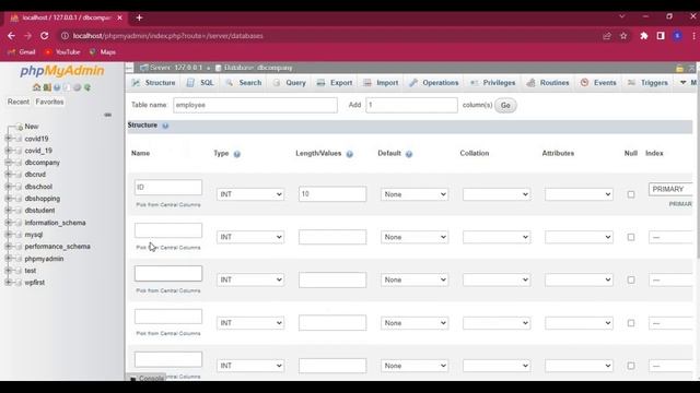 Create Database In phpmyadmin || Localhost phpmyadmin