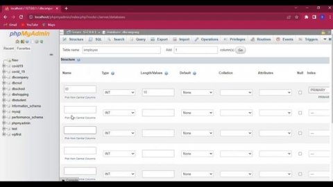 Create Database In phpmyadmin || Localhost phpmyadmin