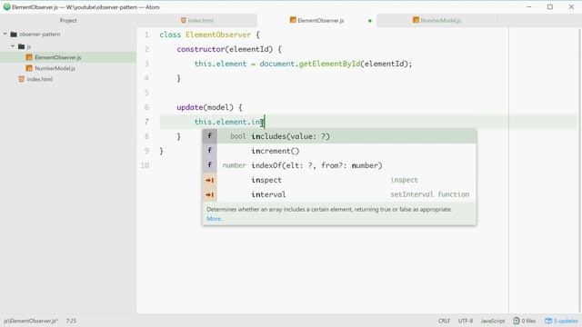 Observer Design Pattern in Javascript | Design Patterns Tutorial