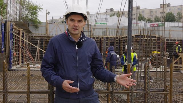 Заливка больницы редким классом бетона B40