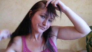 Коса на челке и  хвост |Косички|Прическа Самой себе