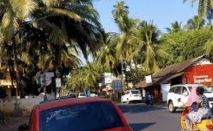 Аэропорт Даболим, Отель "Villa by the sea", пляж Колва, Мобор. Гоа, Индия. Февраль 2018.