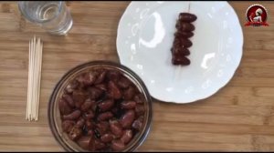 Куриные сердечки в соевом соусе