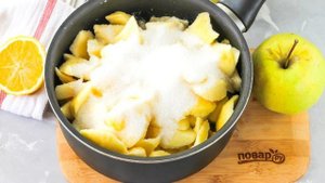 Яблочный джем с лимоном