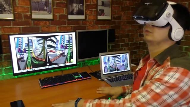 ОЧКИ ВИРТУАЛЬНОЙ РЕАЛЬНОСТИ BOBOVR Z4 ОБЗОР И КАТАЕМСЯ НА АТТРАКЦИОНАХ смотреть онлайн