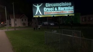 La Crosse Circumcision Protest Billboard Press Conference