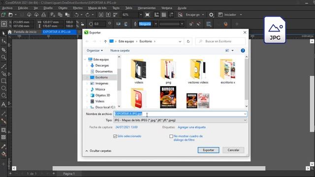 ? EXPORTAR a JPG / PNG / PDF en CorelDRAW? + Link de descarga? смотреть онлайн