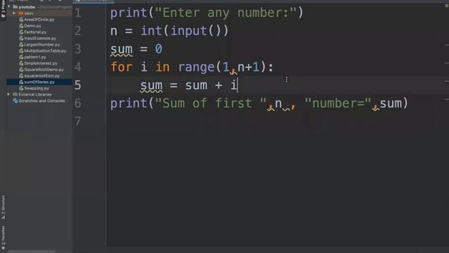 Program-12| #python programming in hindi | sum of square of natural numbers | codeIQ gautam sir