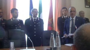 Conferimento benemerenza al luogotenente Francesco Villari