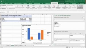 Изучаем Microsoft Excel 2016| Создание сводной диаграммы