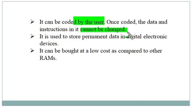 ROMTypes Of ROMMROMPROMEPROMEEPROM