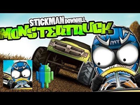 Stickman Downhill Monstertruck на Android/iOS GamePlay HD смотреть онлайн