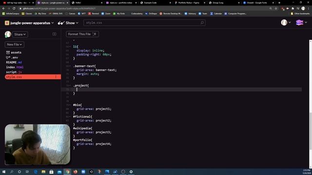 Web Dev Portfolio - Figma to Glitch [Part Five]