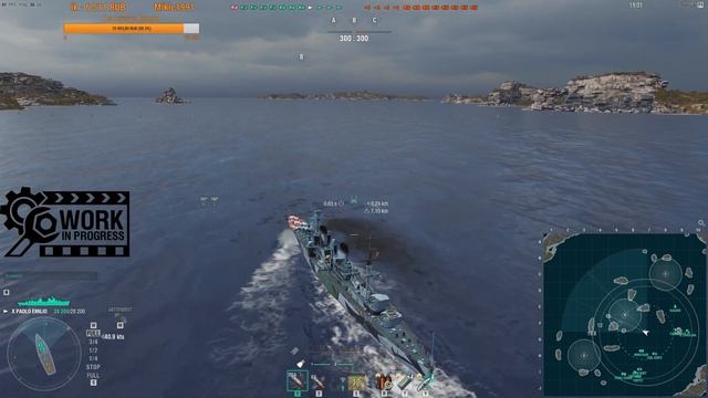 World of warships // Ранговый спринт пройден. Немного Paolo Emilio или просто Италии)