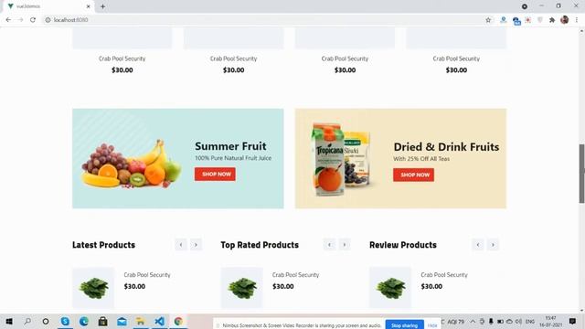 Vue 3 V-Shop Free Ecommerce Template Download смотреть онлайн