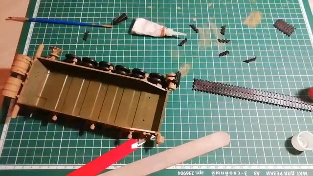 2 часть. Сборка гусениц танка Т-72Б