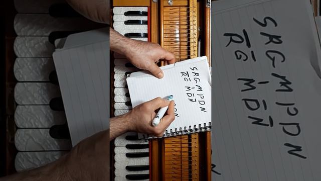 آموزش هارمونیه درس ( سوم )    مرحوم احمدظاهر Learning basic harmonium Ahmad Zahir's school