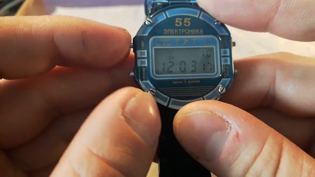 Подробный обзор часов - " Электроника 55в " с подробным мануалом. смотреть онлайн