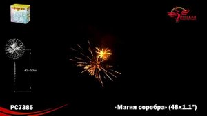 Фейерверк РС7385 "Магия серебра" (1,1" х 48 залпов)
