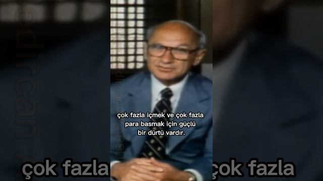 Milton Friedman'dan harika Enflasyon ve alkolizm benzetmesi siz ne düşünüyorsunuz ?