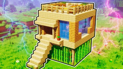 СТАРТОВЫЙ ДОМ В МАЙНКРАФТ!