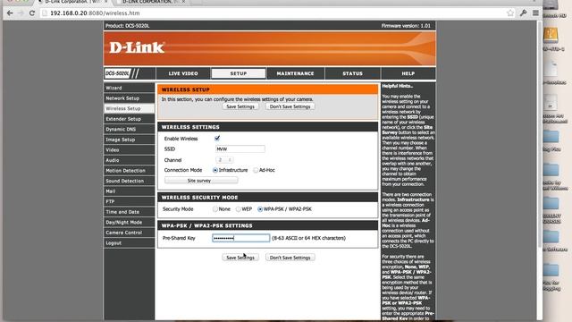 Michael explains how to set up the D-Link DCS-5020L web camera смотреть онлайн