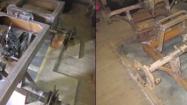 3. Минитрактор переломка полный привод 4х4 своими руками. Мосты и Раздатка + Фото смотреть онлайн