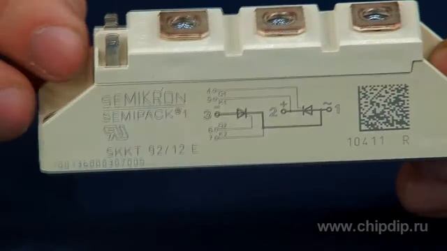 Тиристорный модуль SKKT92-12E смотреть онлайн