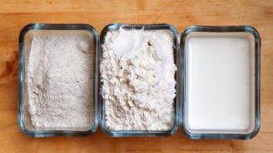 Тесто для кыстыбый на молоке