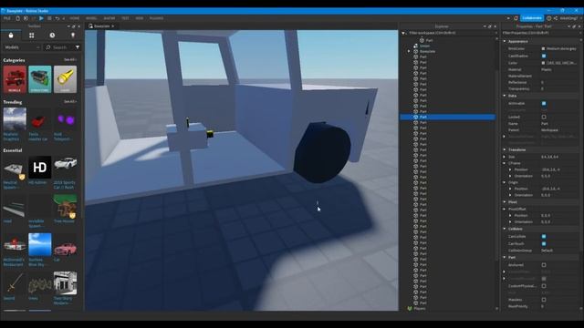 Туториал как делать машину? в Roblox studio смотреть онлайн