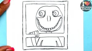 Как нарисовать Человека За Окном шаг за шагом ► The Man From The Window