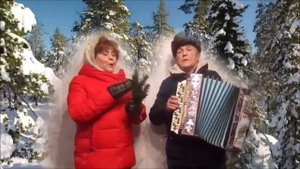 Супруги Сазоновы с песней  Надела Валенки