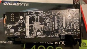 GIGABYTE GeForce RTX 4060 OC Low Profile Unboxing First Look