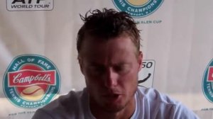 Lleyton Hewitt presser following loss to John Isner - 2012 ATPNewport for Tennis Panorama News